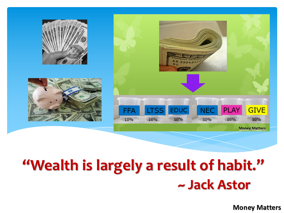 Wealth is largely